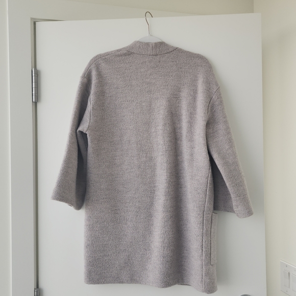 Wilfred light Grey Wool Cardigan - Picture 2 of 2